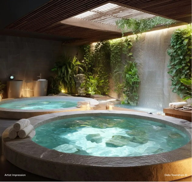 Cold Plunge Pool, Blue Zone amenity | Della Racecourse, Raipur
