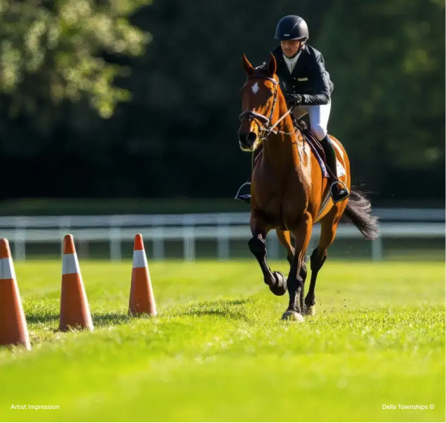 Racecourse & Polo Ground, Green Zone amenity | Della Racecourse, Raipur