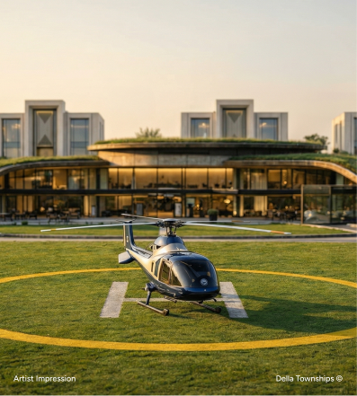 Helipad at Della Community Polo Lifestyle | Della Racecourse, Raipur