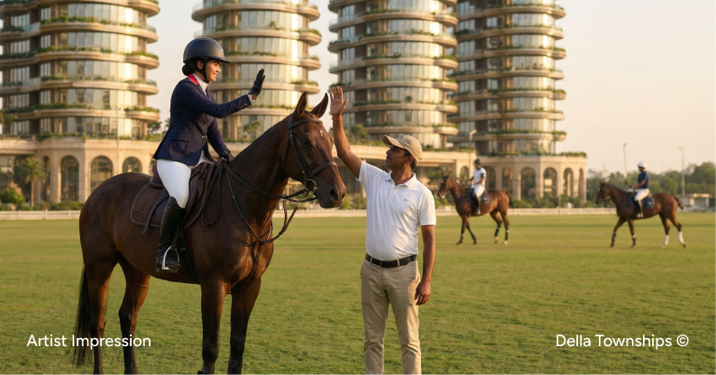 Riding school at Della Community Polo Lifestyle | Della Racecourse, Raipur
