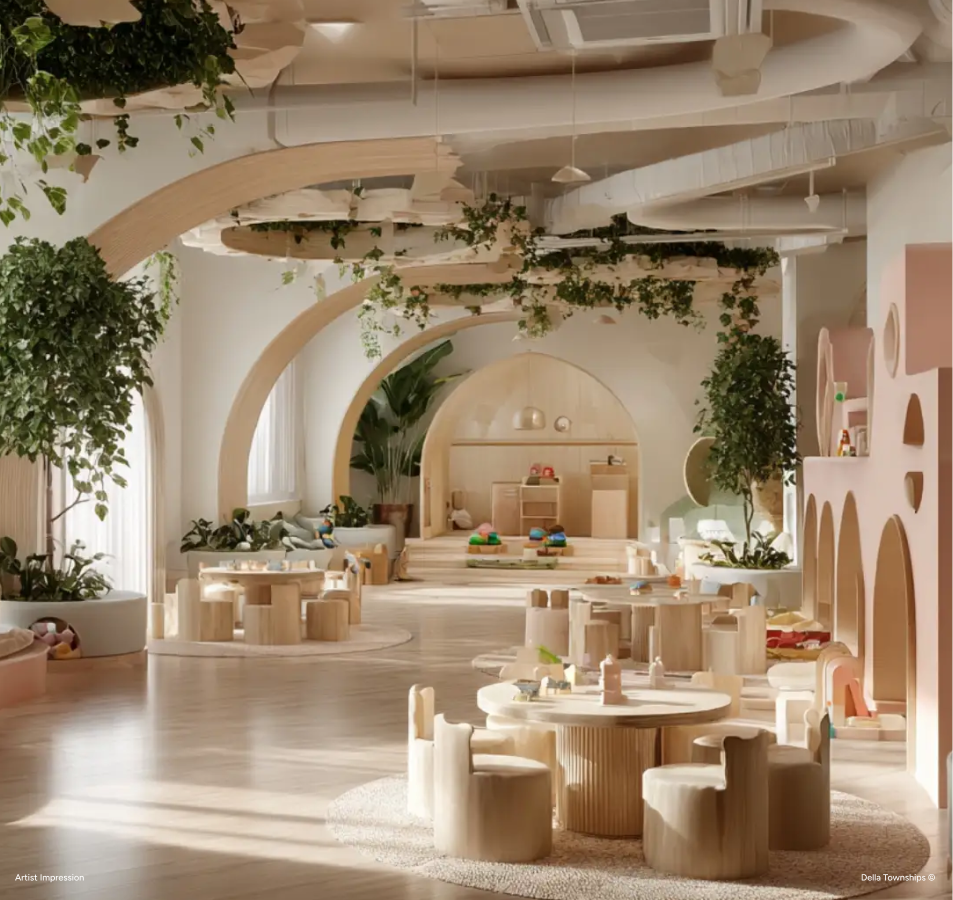Design District kids crèche at Della Townships | Della Racecourse, Raipur