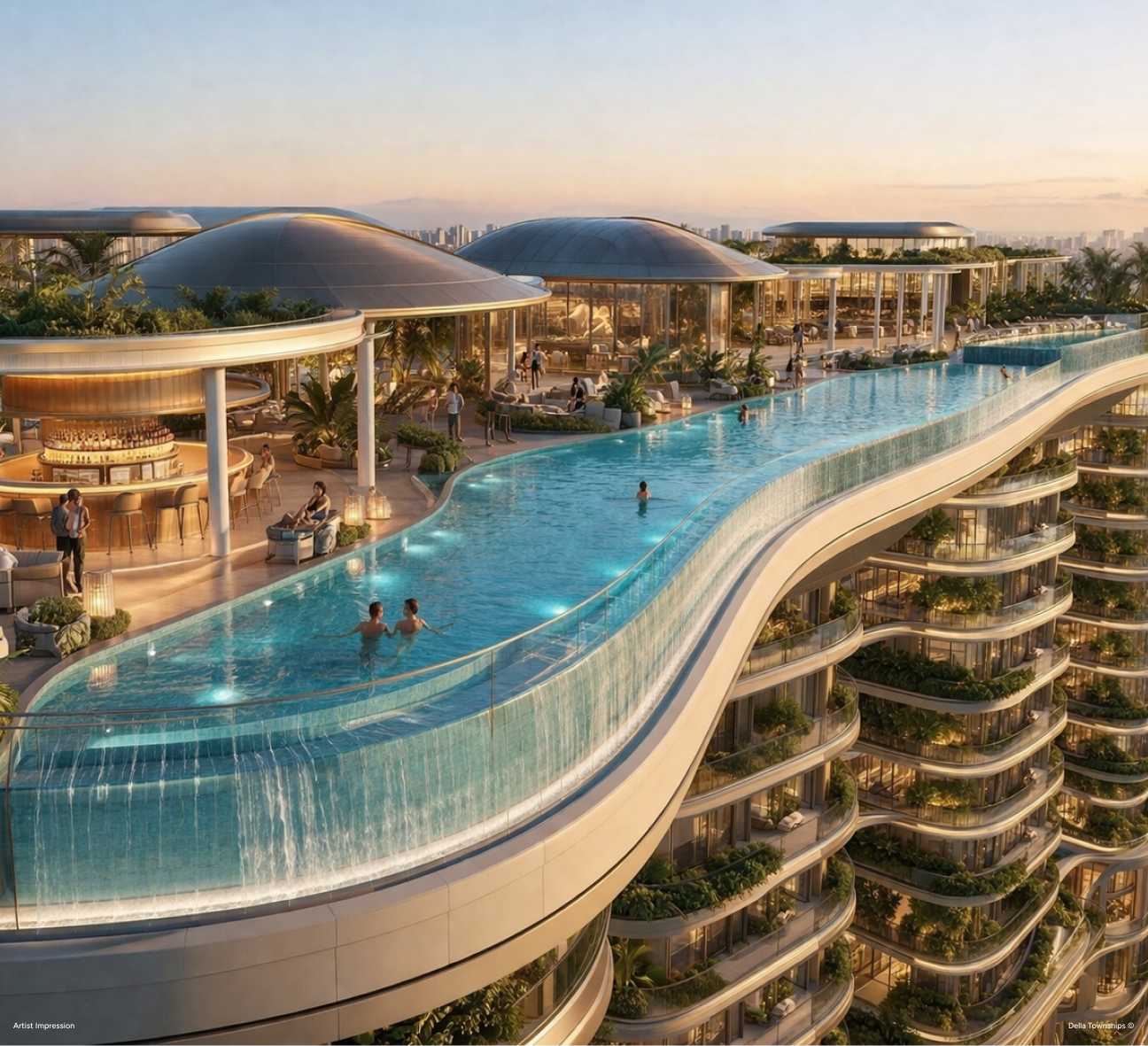 Della Branded Residences & Sky Villas interior showcase, photo 2 | Della Racecourse, Raipur