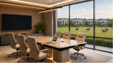 Boardroom at Della Private Offices | Della Racecourse, Raipur